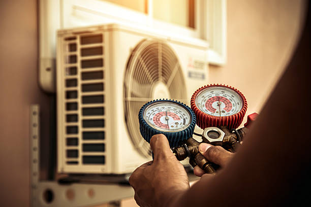 Professional Hvac technician working in Denton, NC